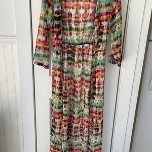 Tye dye cover up size 10